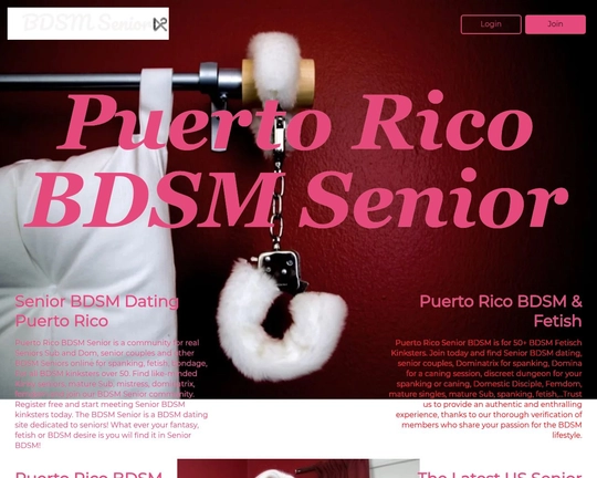 Senior BDSM Puerto Rico Logo